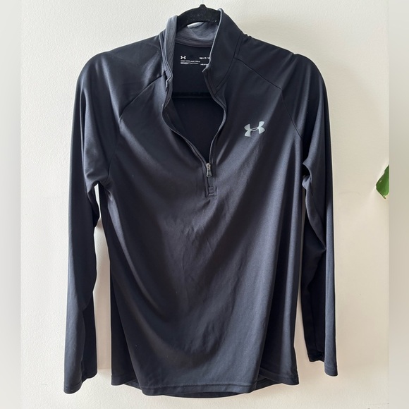 Under Armour Black Quarter-Zip Pullover - Picture 1 of 2